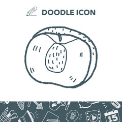 peach doodle