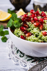 Couscous with pomegranate