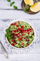 Couscous with pomegranate