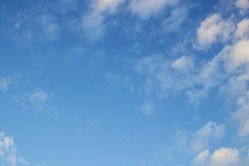 blue sky with clouds