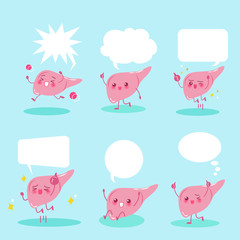 cute cartoon liver