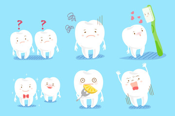 cute cartoon tooth