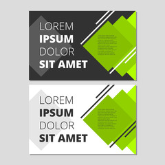 Modern leaflet design