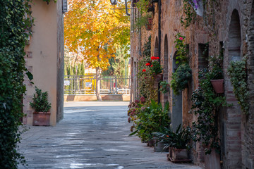 Street in a peaceful ancient town