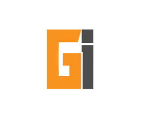GI Initial Logo for your startup venture