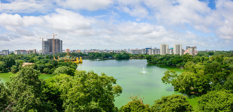 kandawgyi natural wood garden, Yangon, Myanmar, July-2017