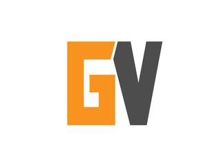 GV Initial Logo for your startup venture