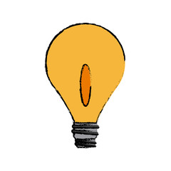 bulb light electricity creativity object icon