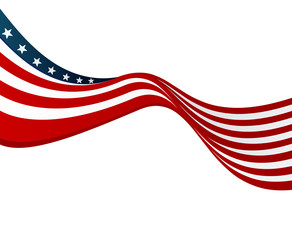 american waving flag