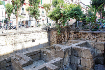 greek walls of Naples