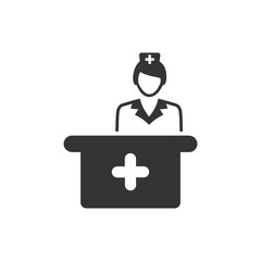 Hospital Receptionist Icon