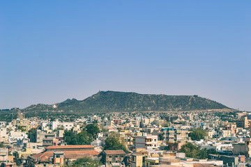 Fototapeta na wymiar Bhuj City Aerial View