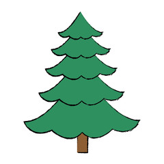 cute pine tree christmas decoration ornament image