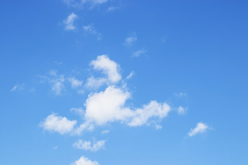 blue sky with clouds