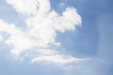 blue sky with clouds