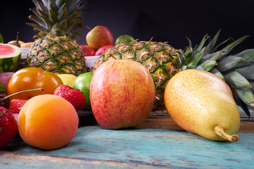 Colorful fruits