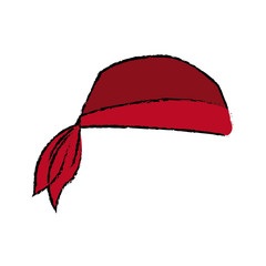 pirate bandana head costume accessory