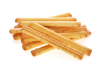 bread stick isolated on white background