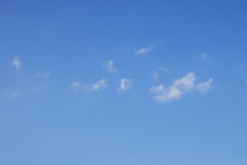 blue sky with clouds