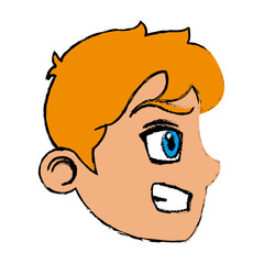 comic face guy angry expression