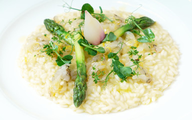 risotto with asparagus