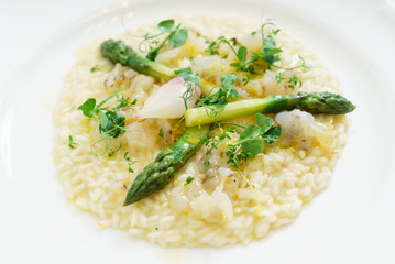 risotto with asparagus