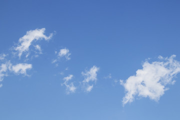 blue sky with clouds