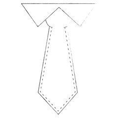 Tie male fashion icon vector illustration graphic design