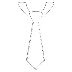 Tie male fashion icon vector illustration graphic design