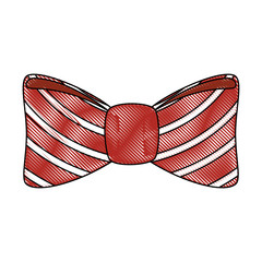 bow tie fashion icon vector illustration graphic design