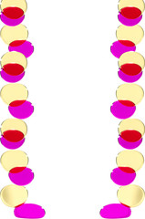 Abstract color oil drop in water,Mix color oil on white background