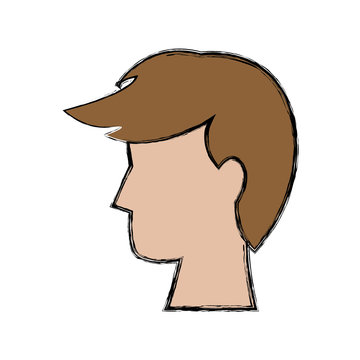 profle man male cartoon person