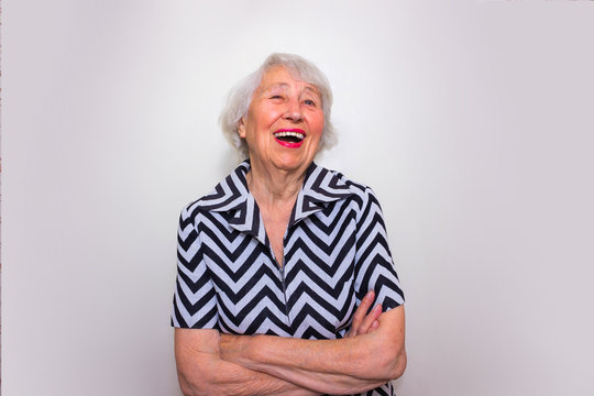 The Portrait Of A Laughing Old Woman