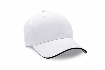 Cap isolated on white background. Baseball cap.