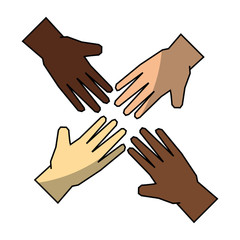 Afro diversity symbol icon vector illustration graphic design