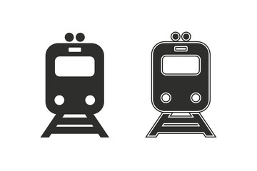 Metro vector icon.