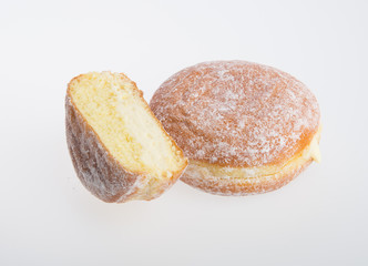 donut or sugar donut on a background.