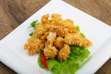 Crispy chicken nuggets
