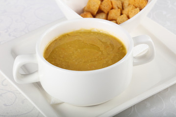 Pumpkin cream soup