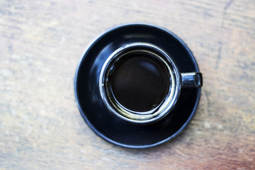 cup of cooffee on table