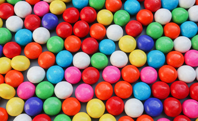 
Colorful candies background