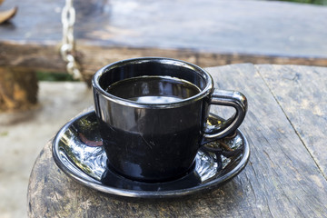 cup of cooffee on table