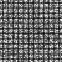banner grey transparent squares. poster abstract grey black background. monochrome texture. halftone effect. vector illustration