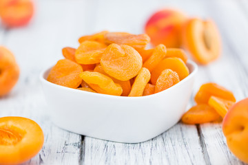 Portion of Dried Apricots