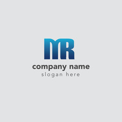 Letter MR element logo design