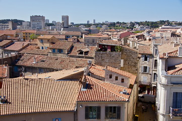 Naklejka premium Vues de Nîmes