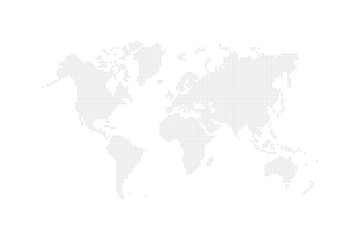 Background Backdrop World Map Create from Square Dots. Vector illustration.