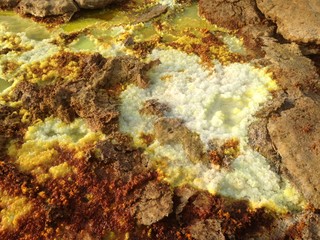 Concrétions, Dallol, Ethiopie