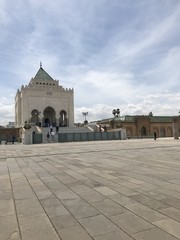 Mohammed V mausoleum in Rabat Morocco - 163751529
