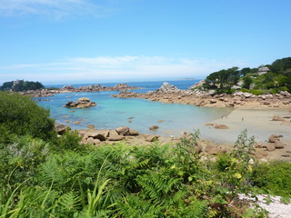 C&ocirc;te de granit rose